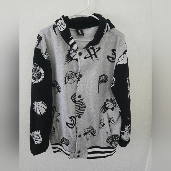 NBA Other - NBA All Star Game Teams Hoodie Mens Size Large Basketball Black White Logo